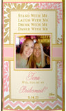 Stand With Me Photo Wine Label - I Do Artsy Weddings