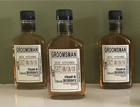 Wedding Groomsman Liquor Labels for your Best Man and Groomsman Gifts - I Do Artsy Weddings